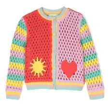 Кардиган в стиле колор-блок