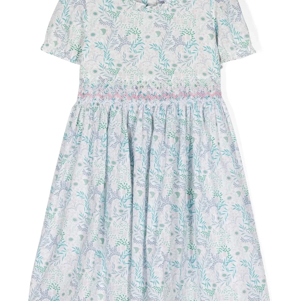 Расклешенное платье с цветочным принтом