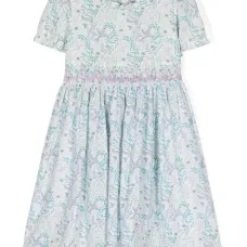 Расклешенное платье с цветочным принтом