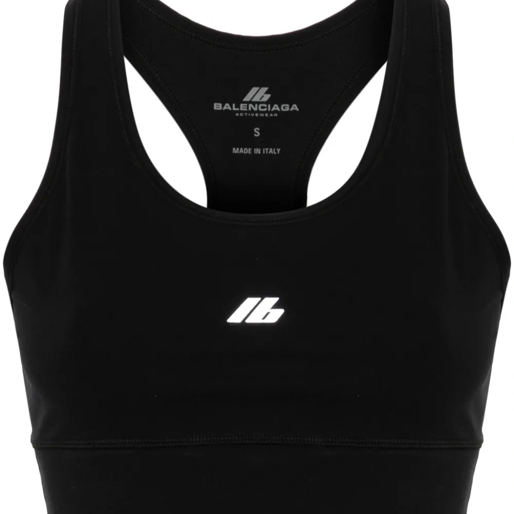 Топ-бра со светоотражающим логотипом