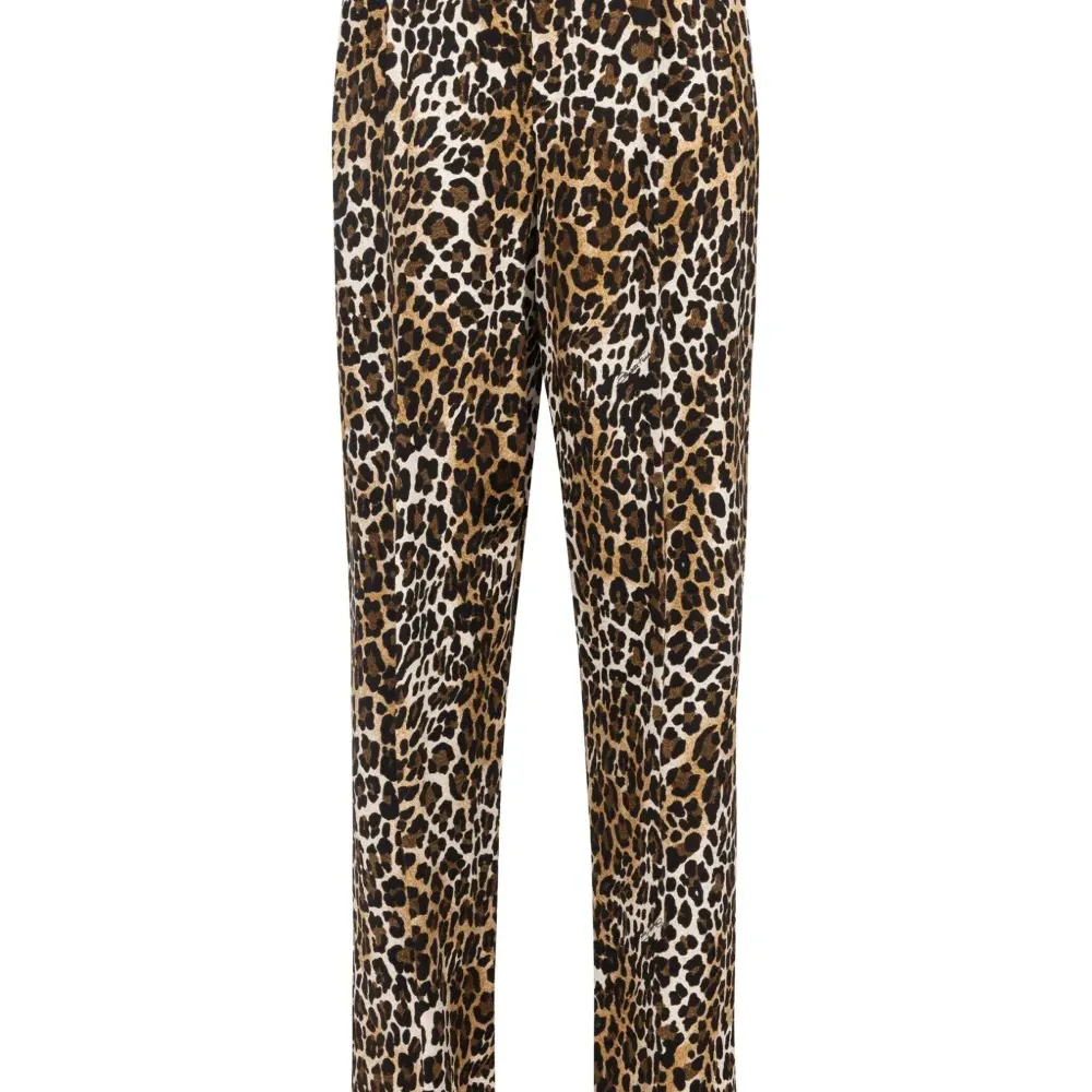 Брюки с анималистичным принтом