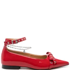 Балетки с бантом