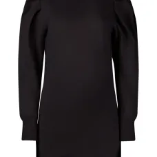 Платье-свитер с объемными рукавами