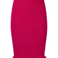 Юбка с баской и оборками