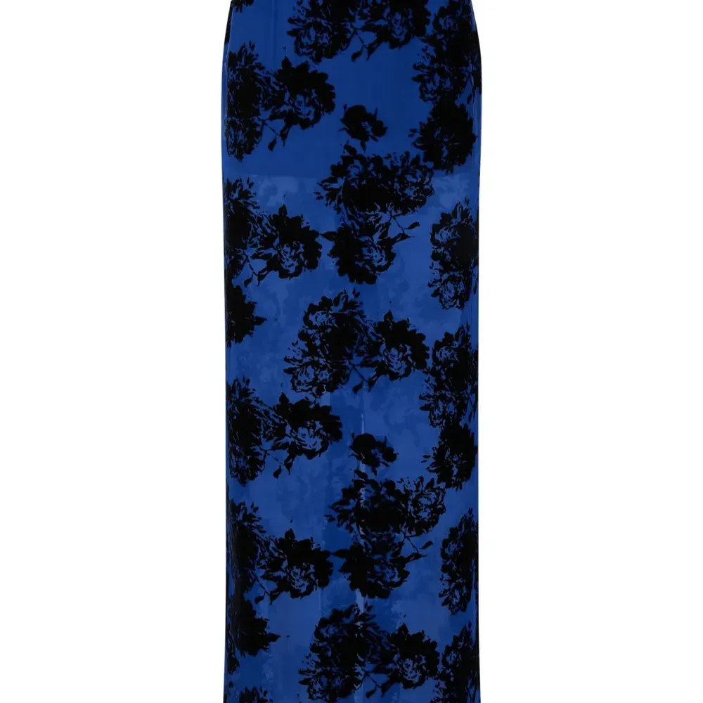 Юбка макси с цветочным принтом