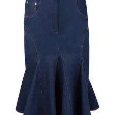 Джинсовая юбка миди Джинсовая юбка миди