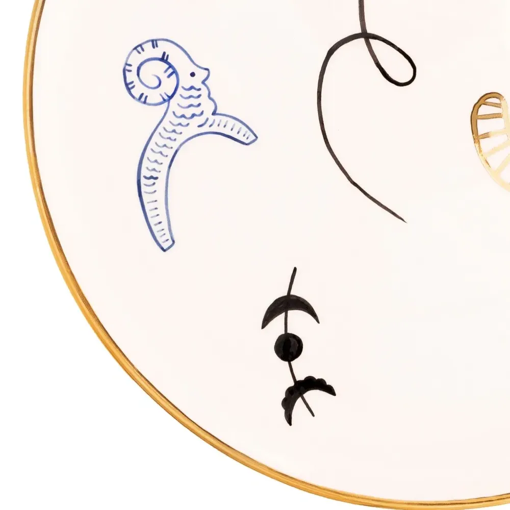 Круглая тарелка Vesna