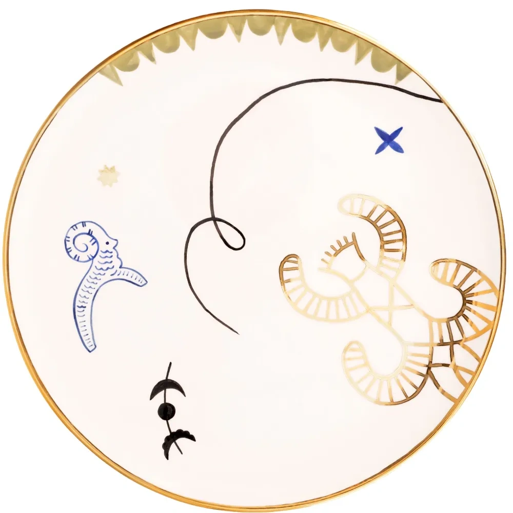 Круглая тарелка Vesna