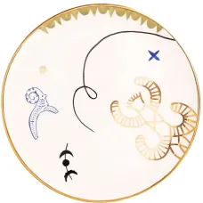 Круглая тарелка Vesna