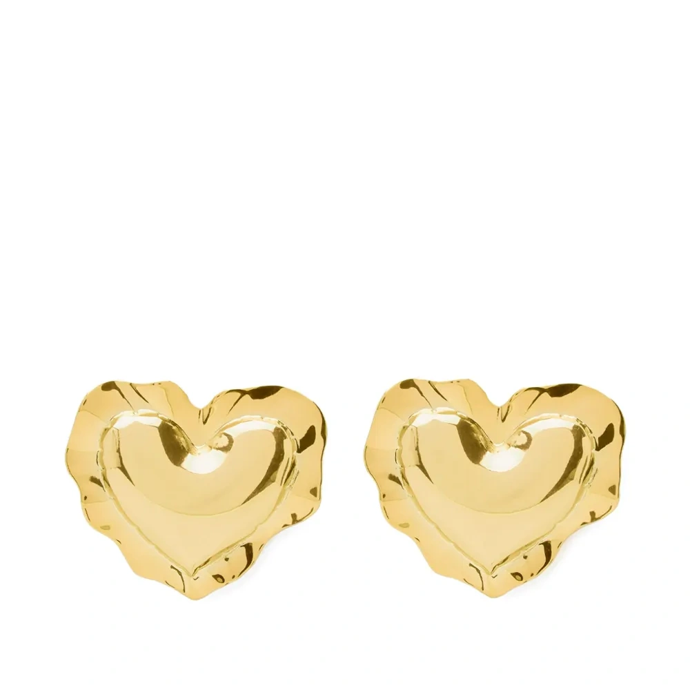 Серьги в форме сердца