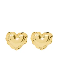 Серьги в форме сердца