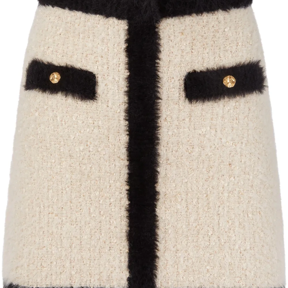 Твидовая юбка мини