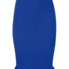 Юбка с баской и оборками