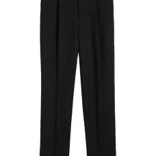 Брюки строгого кроя с завышенной талией