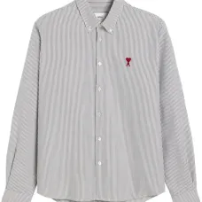 Полосатая рубашка с монограммой Ami de Coeur