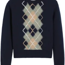 Джемпер из смесового кашемира с узором аргайл Джемпер из смесового кашемира с узором аргайл
