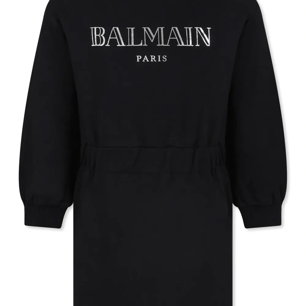 Платье-толстовка из органического хлопка с вышитым логотипом