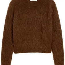 Фактурный свитер из смесовой шерсти альпаки