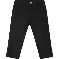 Прямые брюки с нашивкой-логотипом