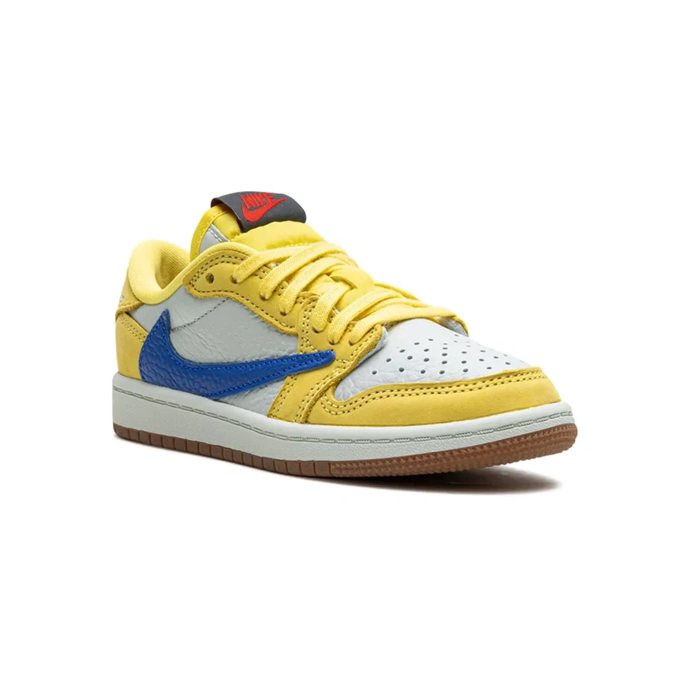 кроссовки Air Jordan 1 Retro Low OG SP Canary из коллаборации с Travis Scott
