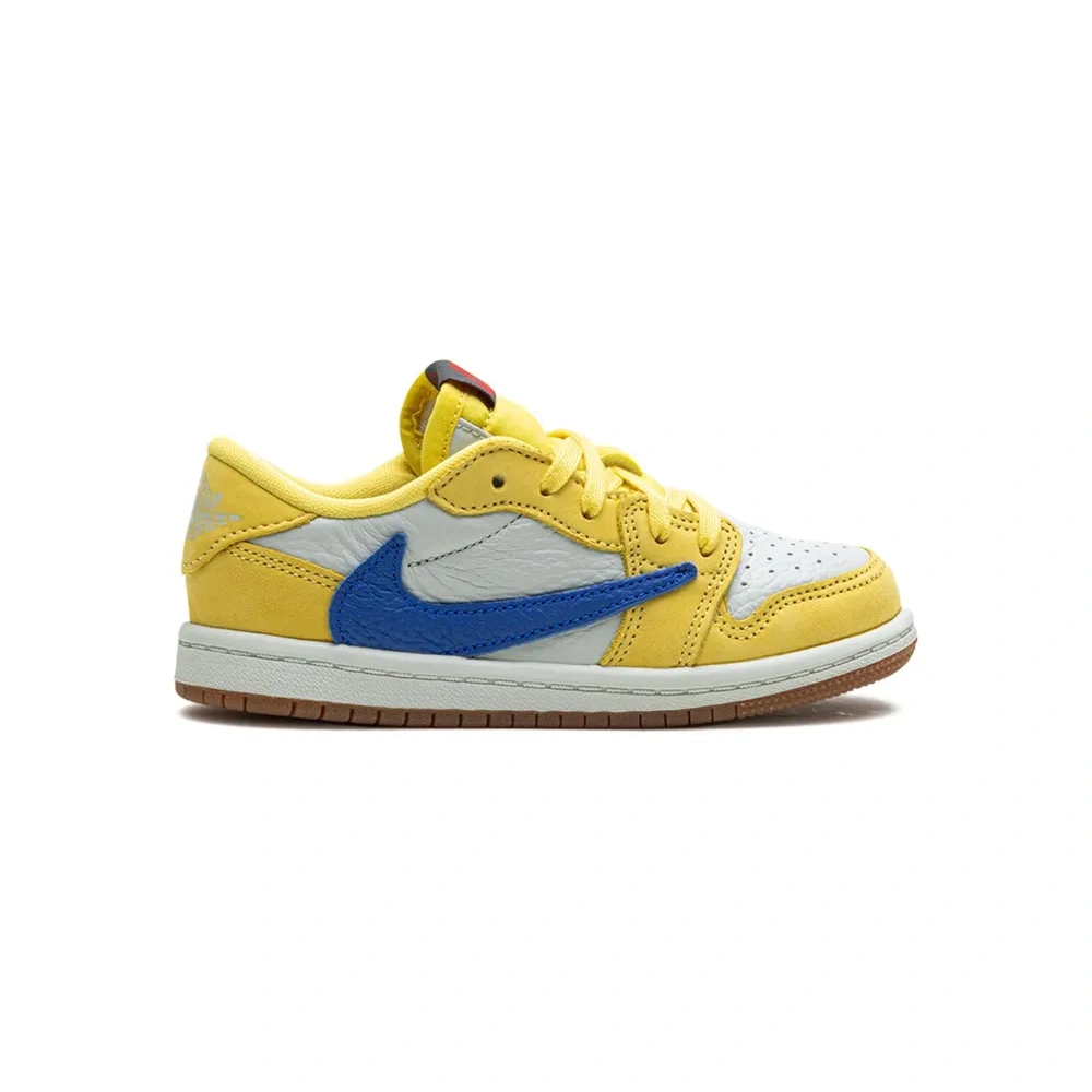 Кроссовки Air Jordan 1 Retro Low OG SP Canary из коллаборации с Travis Scott