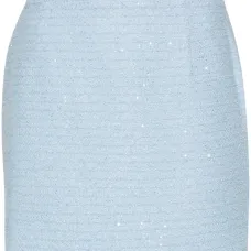 Твидовая юбка мини с пайетками Твидовая юбка мини с пайетками