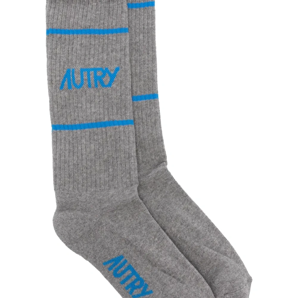 Полосатые носки с логотипом Полосатые носки с логотипом