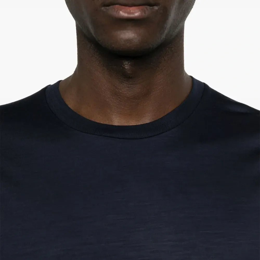 Шерстяная футболка с логотипом