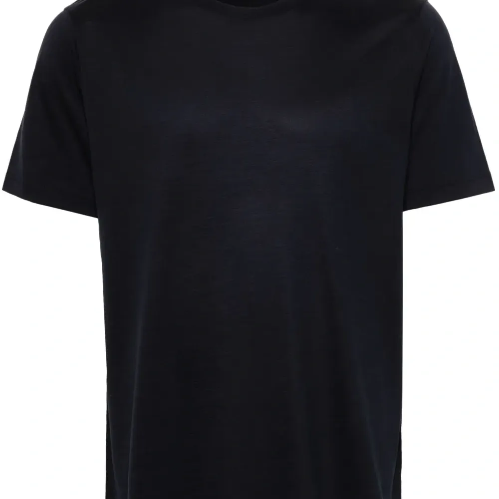 Шерстяная футболка с логотипом