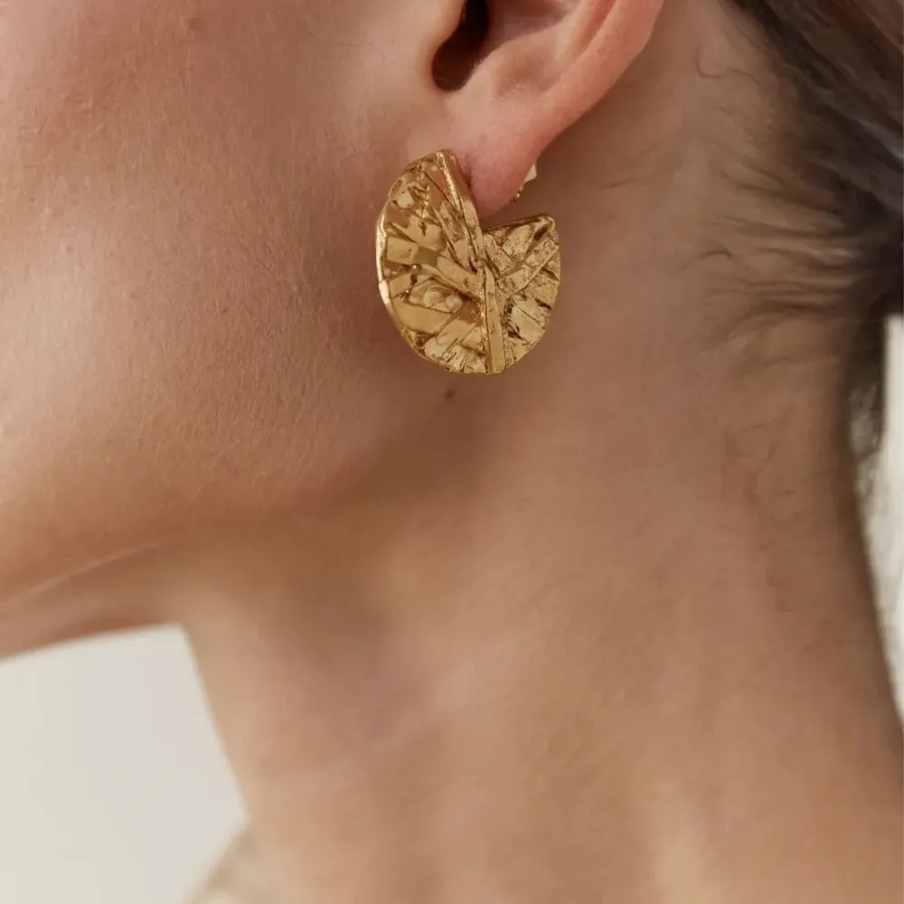 Серьги-кольца Icon среднего размера