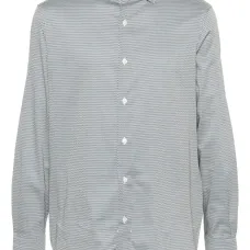 Рубашка с длинными рукавами и принтом