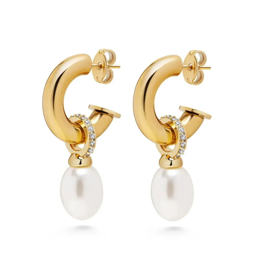 Серьги с жемчугом