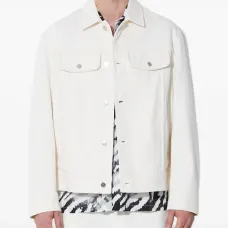 Рубашка с короткими рукавами и зебровым принтом