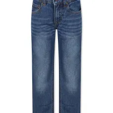 Прямые джинсы средней посадки