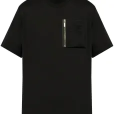 Футболка с нагрудным карманом на молнии