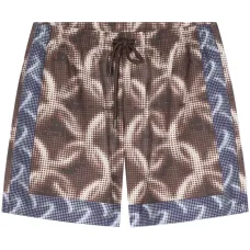 Плавки-шорты с принтом