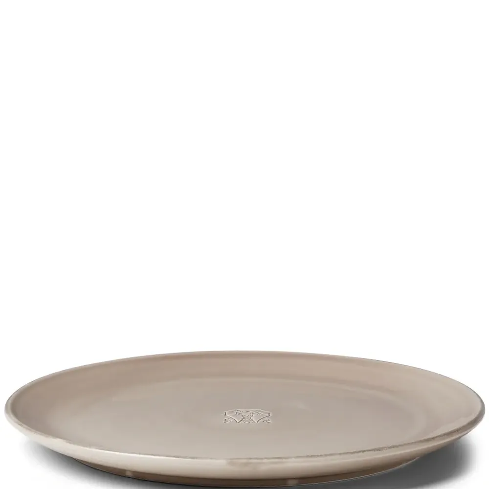 Керамическая тарелка с гравированным логотипом