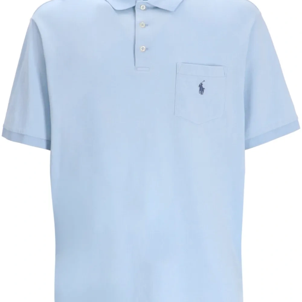 Рубашка поло с вышитым логотипом