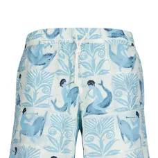 Плавки-шорты с принтом