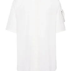 Поплиновая рубашка с короткими рукавами