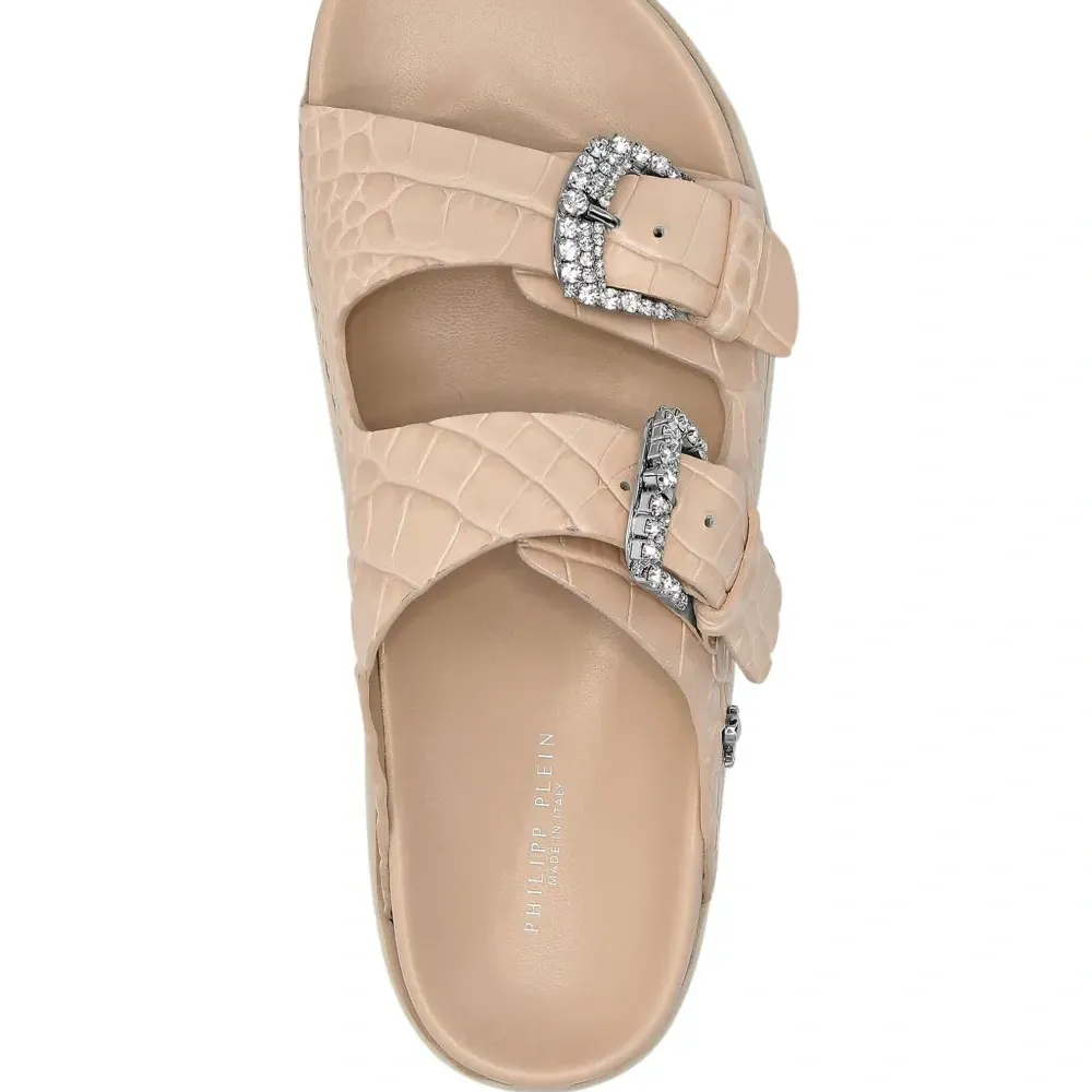 Сандалии с принтом Croco