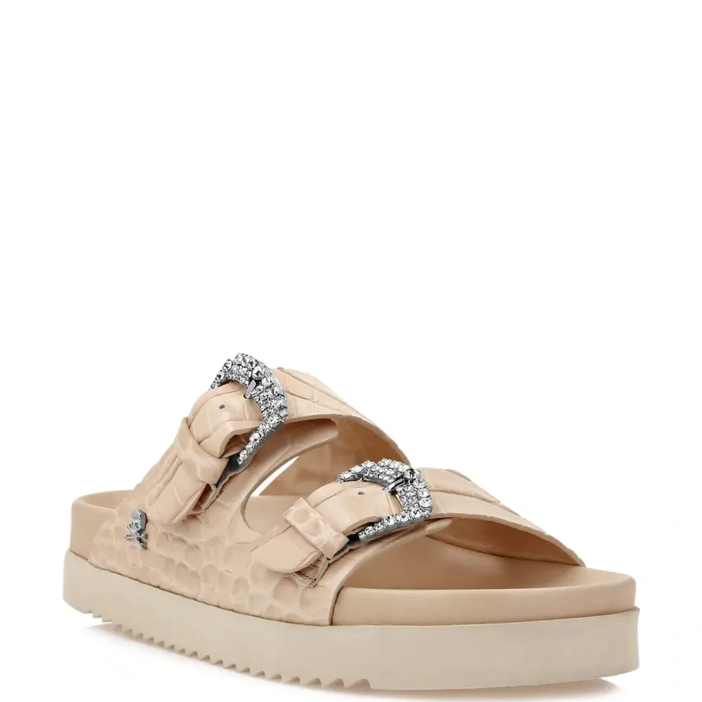 Сандалии с принтом Croco