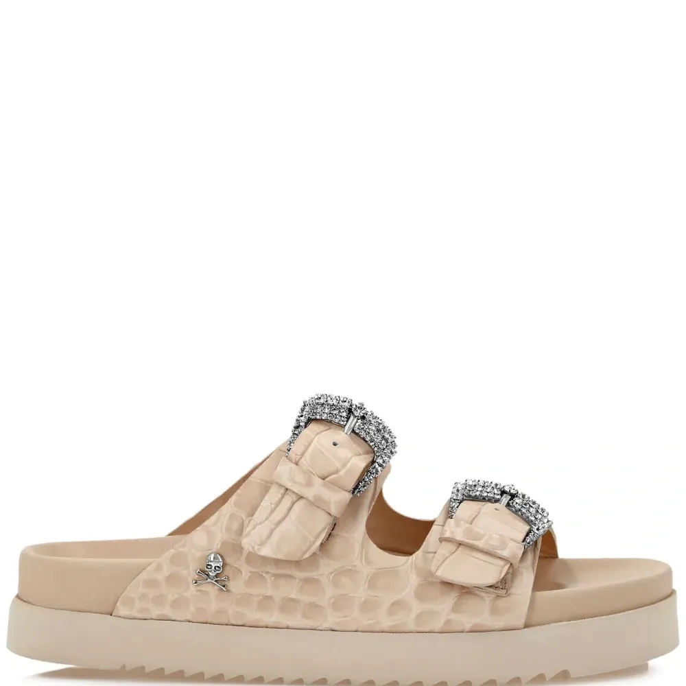 Сандалии с принтом Croco