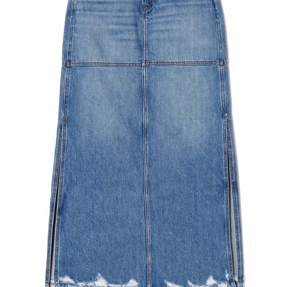 Джинсовая юбка средней посадки Джинсовая юбка средней посадки