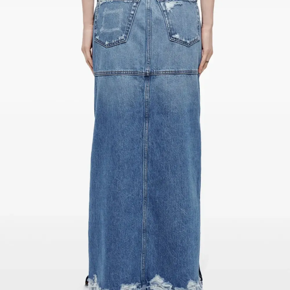 Джинсовая юбка средней посадки Джинсовая юбка средней посадки