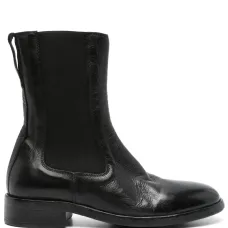 Кожаные ботинки