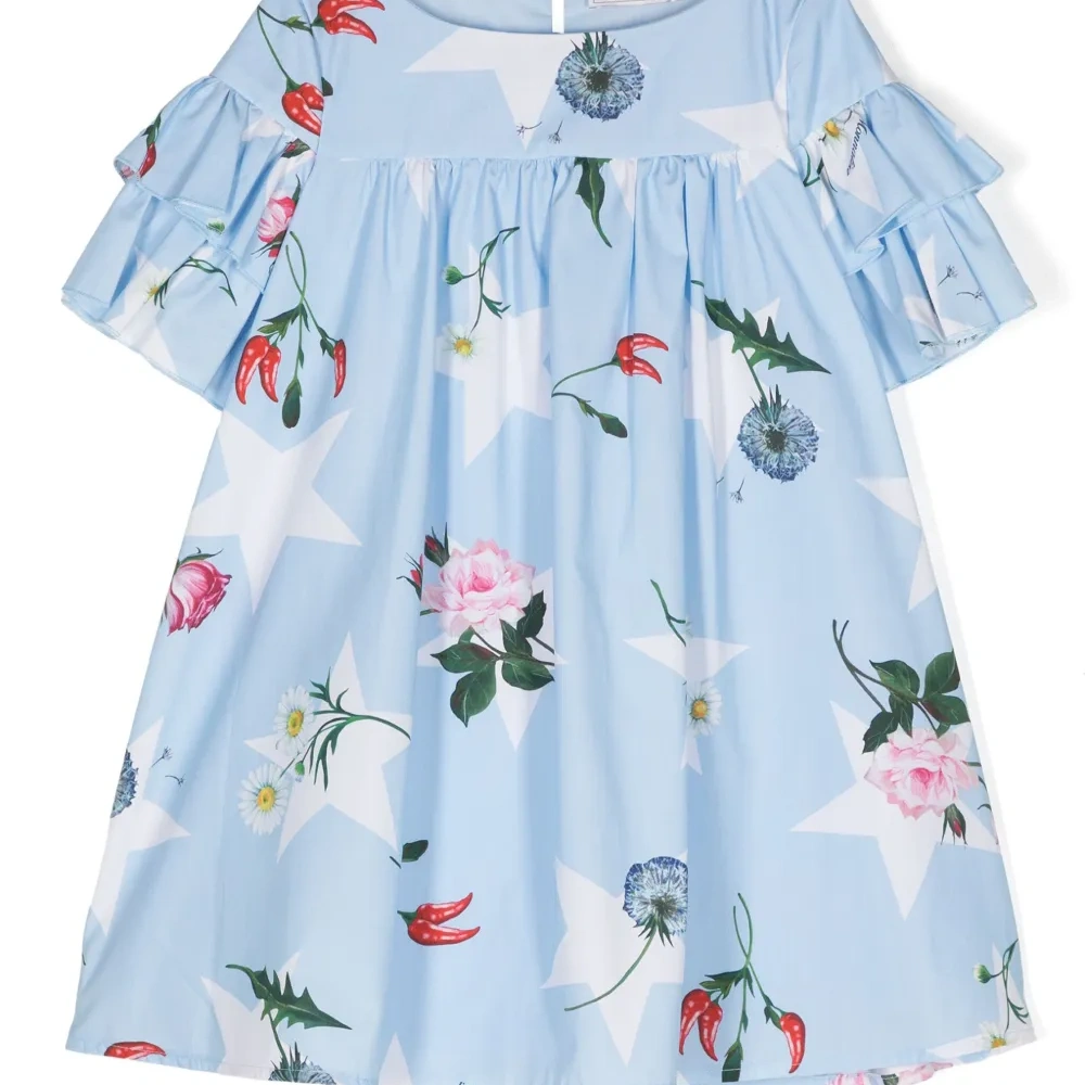 Платье с цветочным принтом