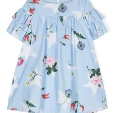 Платье с цветочным принтом