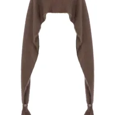 Шарф с перчатками