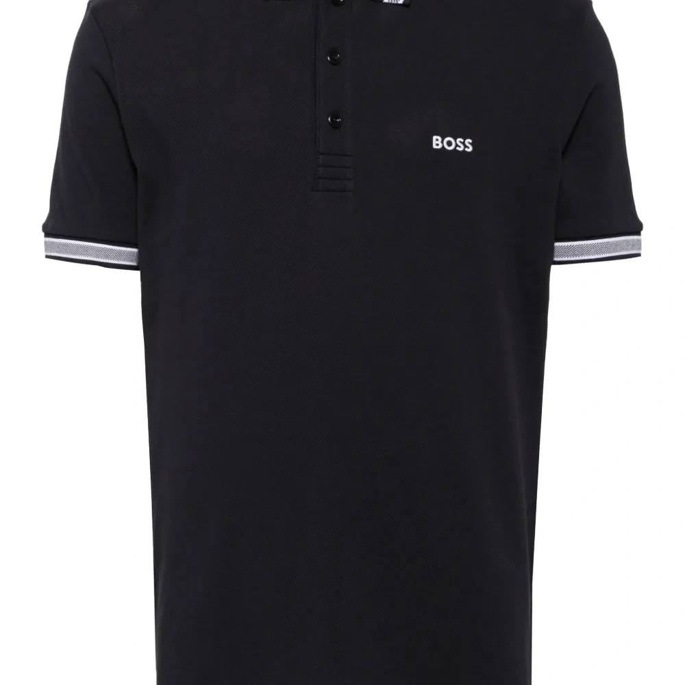 Рубашка поло с вышитым логотипом